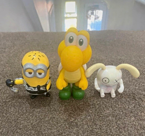 3er set kunststoff figuren - set,